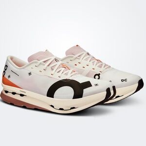 On Running Cloudboom Echo 3 Men’s Sneakers, in color White/ Flame, Size 9.5